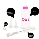 60mL Pet Milk Bottle Nipple Pacifier Dog Puppy Cat Drinking Water Feeder A