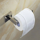 2Pcs Luxury 304 Stainless Steel Chrome Finished Toilet Paper Holder Roll Qu