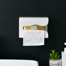 Kitchen Tissue Box Wall Mounted Napkin Dispenser Toilet Paper Towels Holder