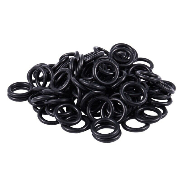 100Pcs Black Rubber O Ring 20mm x 14mm x 3mm for RC Plane Prop Saver N9P1
