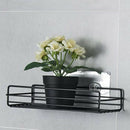 Self-Adhesive Sundries Organizer Shower Shelf Basket Bathroom Shampoo Holde D1H7