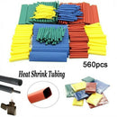 560pcs Heat Shrink Tube Assorted Insulation Shrinkable Tube 2:1 Wire Cab_