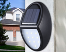 Outdoor Patio Lamp Waterproof IP65 10 LED 300LM Security Wall Light Solar Power