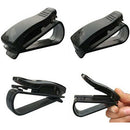 Black Car Auto Sun Visor Glasses Sunglasses Card Ticket Fast Holder Clip Intrigu