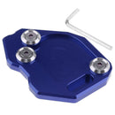 Side Stand Plate Kickstand Extension Pad For BMW F800GS 2008-2014 Blue