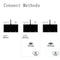 [Upgraded] USB C Hub Adapter, 5-in-1 USB C Adapter with 4K USB C to HDMI,