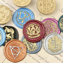 100pcs Retro Octagon Fire Painting Pills Sealing Wax Granules Stamping Envelopes