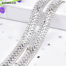 1 Yard Rhinestones Crystal Banding Bridal Crystal Applique For Wedding Dress