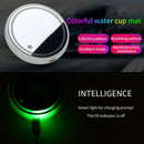 2pcs 7 Colors LED Car Cup Holder For Drink Non Stick Acrylic USB Charging