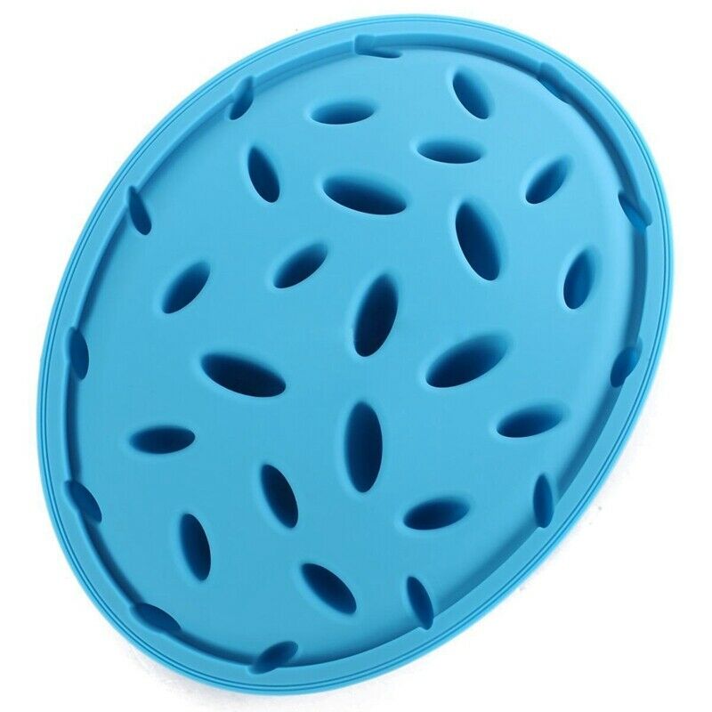 Pet Dog Cat Slow Feeder Anti Slip No Gulp Silicone Feeding Water Bowl Feed
