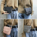 Women Clutch Soft Bag PU Leather Messenger Bag Girls Crossbody Shoulder Bag M6C4