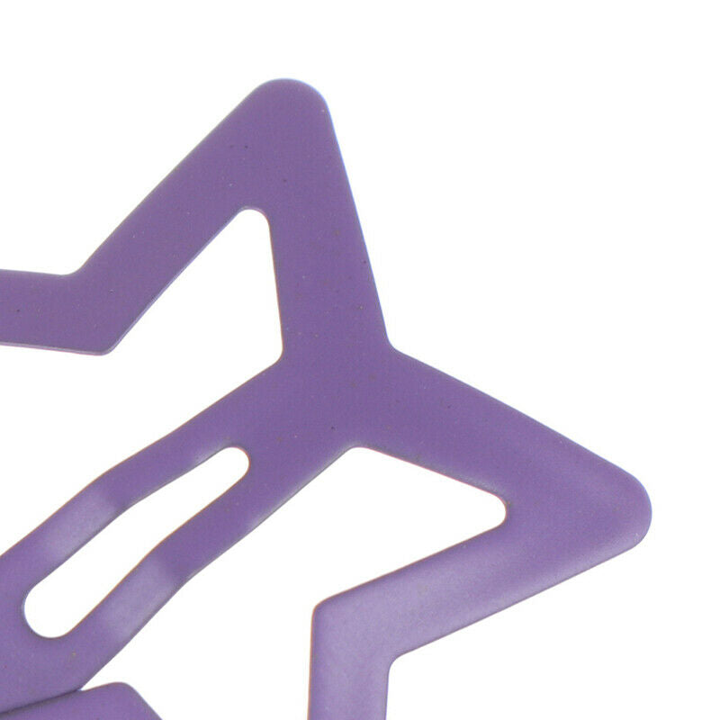 6Pcs Star Shape Metal Children Snap Hair Clips Barrettes Girls Cute Hair JC!E