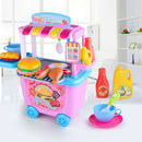 Kitchen Pretend Play Toys Set Simulation Western Food House Educational Playset