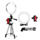 LED Selfie Ring Light with Phone Holder Photography Dimmable Youtube Video LZ8V7