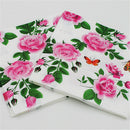20x floral paper napkins flower disposable birthday wedding party table decor ME