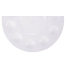 10-Well Round Professional Strong&Light Plastic Paint Palette Tray-White