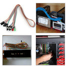 PC Case Red Green LED Lamp ATX Power Supply Reset HDD Switch Lead 20" O5Z3