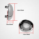 Car Console Gear Shifter Button Chrome Cap Replacement for 2004-06 Ford F-150