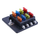 32V Auto Car Boat 8Way Circuit Standard ATO ATC Blade Fuse Box Block Holder