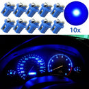 Useful 10x T5 B8.5D 5050 1 SMD Blue Dashboard Dash Gauge Instrument Light Bulb