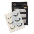 3 Pairs New Handmade Cross False Eyelashes Beauty Makeup Thick Voluminous MSEAU