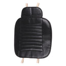 Universal Leather Car Seat Cover Breathable Front Seat Cushion Mat (Black)