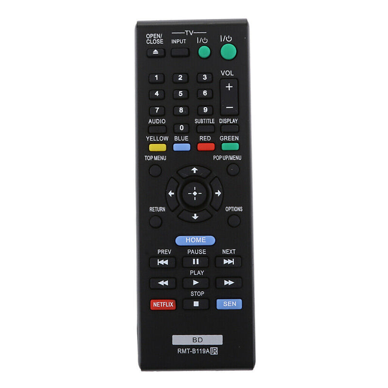 Universal DVD Remote RMT-B119A for  Blu Ray Player Remote Replacement