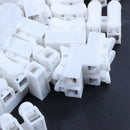 50PCS CH2 Spring Quick Wire Connector Cable Clamp Terminal Block Connector  M7Q2