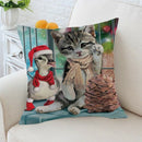 1X(Decorative Throw Pillow Covers Only For Couch, Sofa,Bed Set Of 4 Modern