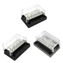 3x 12 Way Blade Fuse Box Holder With Negative Bar Bus For Marine Boat Car Kits