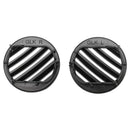 Car Left and Right Side Dash A/C Air Vent Grilles ABS Black for Mercedes-Be