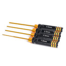 Rc Tools 4 Pcs Hex Screw Driver Set Titanium Plating Hardened 1.5 2.0 2.5 3