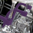4Pcs Flexible Dishwasher Silicone Glass Bracket Creative Wine Hanging Bar T X7T8