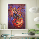 5D DIY Special Shaped Diamond Painting Witch Cross Stitch Mosaic Kits Decor