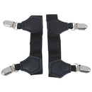 2pcs Sock Suspenders Garter Belt Adjustable Elastic Garter Leg Braces Clip FT