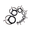 8X Repair Kit Fishing Rod Guides Tips Line Rings For Making Building Repair  MO