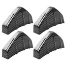 4pcs/set Screw Installation Car Rear Diffuser Add-Ons (Carbon Fiber Look) A