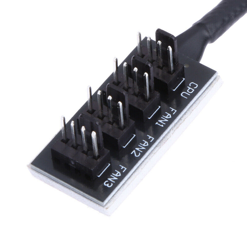 Host Case PC Cooler Cooling Fan Power Cable 1 Female to 4 Male 4Pin Socket
