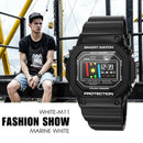 696 X12 Smart Bracelet IP68 Heart Rate Monitor Fitness Sports Watch (Black) A