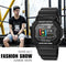696 X12 Smart Bracelet IP68 Heart Rate Monitor Fitness Sports Watch (Black) A