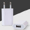 European USB plug Euro Europe EU 2 Pin 1A Fast USB Wall Plug Charger White^