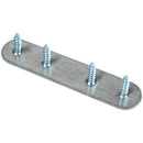 10 Pieces 80 by 16 mm Flat Straight Brace Metal Joining Plate and 40 Pieces V2J3