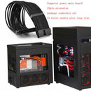 24Pin ATX PSU Power Supply Adapter Extension Cable Wire Cord Lead Comput DEL