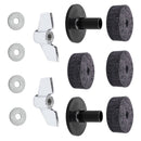 4Pcs Drum Cymbal Felts Washers Cymbal Stand Felt Wing Nuts for Drum Set