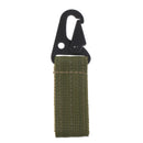 Webbing Buckle Tool Outdoor Camping D-carabiner Key Hook Hunting Army Green