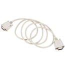 1.4M RS232 DB9 9 Pin Male to VGA Video 15 Pin Male Adapter Cable Light Gray Y9P1