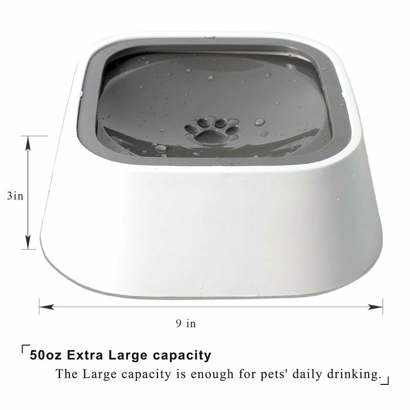 Dog Water Bowl Vehicle Carried Floating Bowl Cat Water Bowl Slow Water Feed A7S3