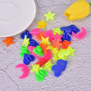36PCS Bicycle Wheel Spoke Plastic Beads Multi Color Children Clips Decor3.AU