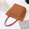 4pcs/set Shoulder Handbags Leather Women Crossbody Clutch Card Bags (Brown)