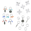 20pcs Lady Girls Cute Shiny Hair Rings Braids Plaits Hair Clips Metal Cuffs Q5Y3